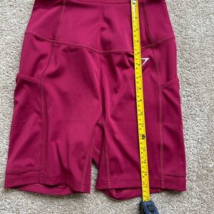 NEW Gymshark Shorts, berry red,